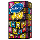Manix Play Boite de 16 préservatifs à sensations 6 variétés de préservatifs